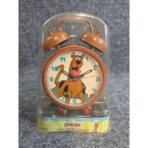 Scooby Doo Flocked Battery Alarm Clock 7" Warner Bros in Package
